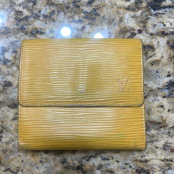 Louis Vuitton Handbags - Louis Vuitton yellow with purple exterior Wallet